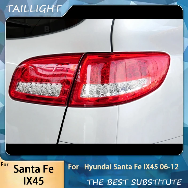 For Hyundai Santafe ix45 2006-2013 Car Taillights Assembly Upgrade Auto LED All New Upgrade Plug and Play Design Assembly