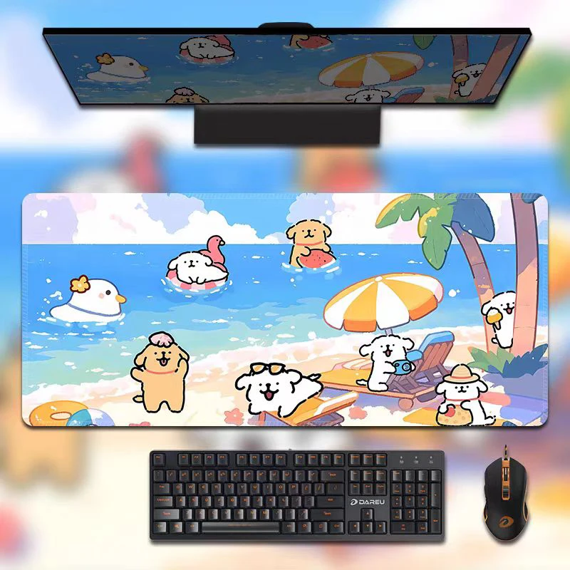 

Professional gaming mouse pad Cute animation Kawaiyi PC desktop expansion game player pads multi-model rubber ski table mat XXL
