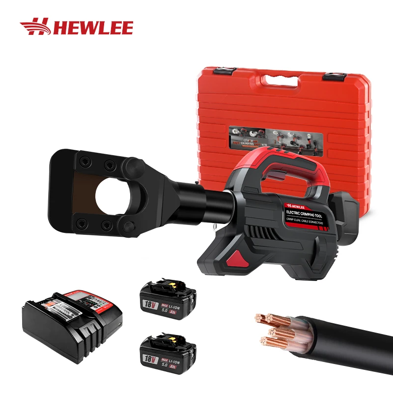 

HL-45K Battery Electric Hydraulic Cable Cutter Plier Cutting Tool 60kN 45mm Stroke for Cu/Al ACSR Portable Cutter