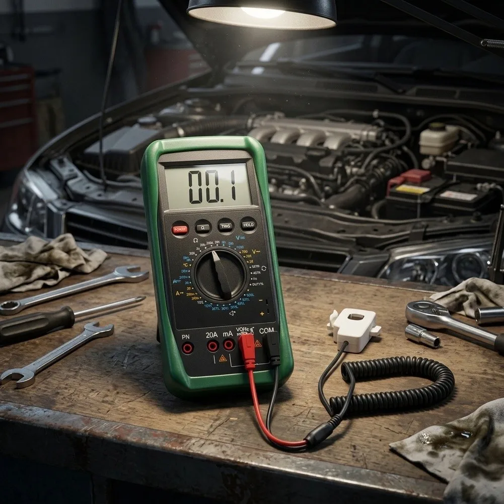 DY2201D Professional Car For Battery Tester with Data Hold Function for Accurate Readings in Confined Engine Compartments