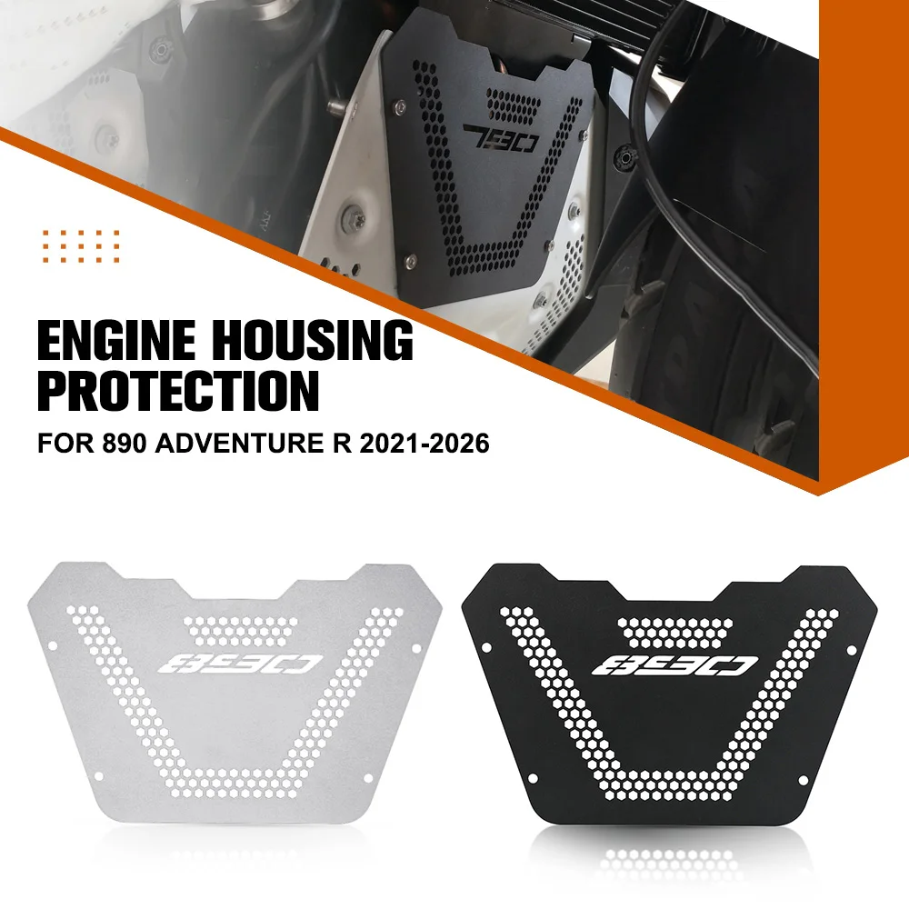 

Для 890 Adventure R 2021-2022-2023-2024-2025-2026 крышка двигателя защита вентилятора защита радиатора аксессуары для мотоциклов алюминий