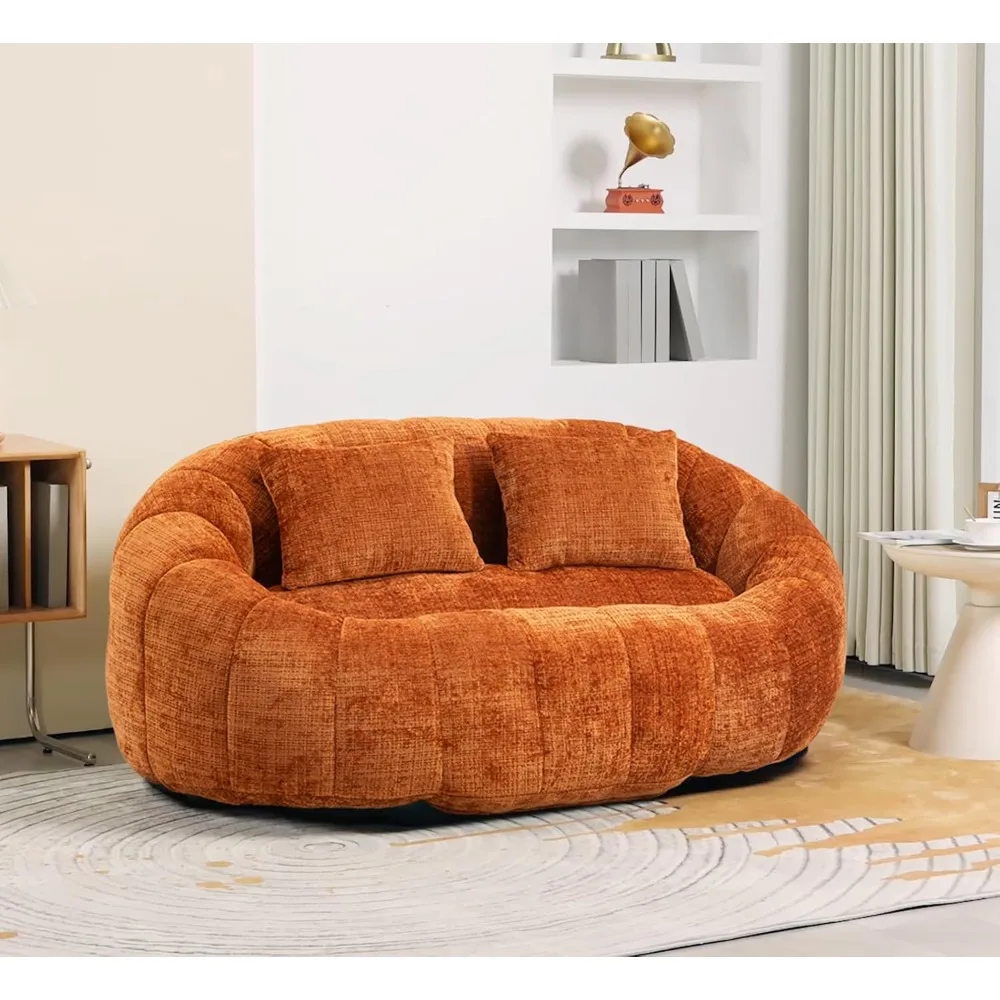 

Adult beanbag chair sofa, comfortable soybean bag bed, oversized sofa beanbag sofa, foam stuffing, giant lazy chair with pillows