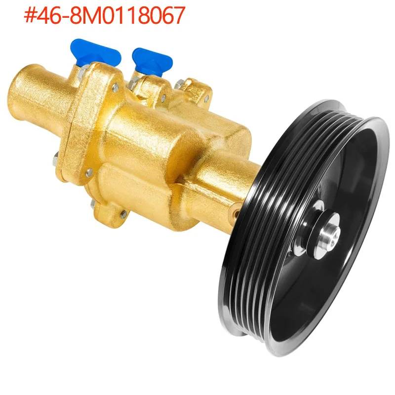 8M0137216 Brass Raw Sea Water Pump Kit For Mercury Mercruiser Quicksilver 4.3, 5.0, 5.7, 6.2 Replace#46-862914T10, 46-8M0118067