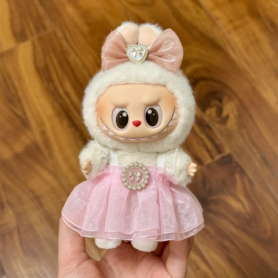 Accesorios de vestido de princesa Labubu, diseñador de moda adecuado para V1 V2 V3, colgante Labubu, regalo de cumpleaños de moda con personalidad bonita