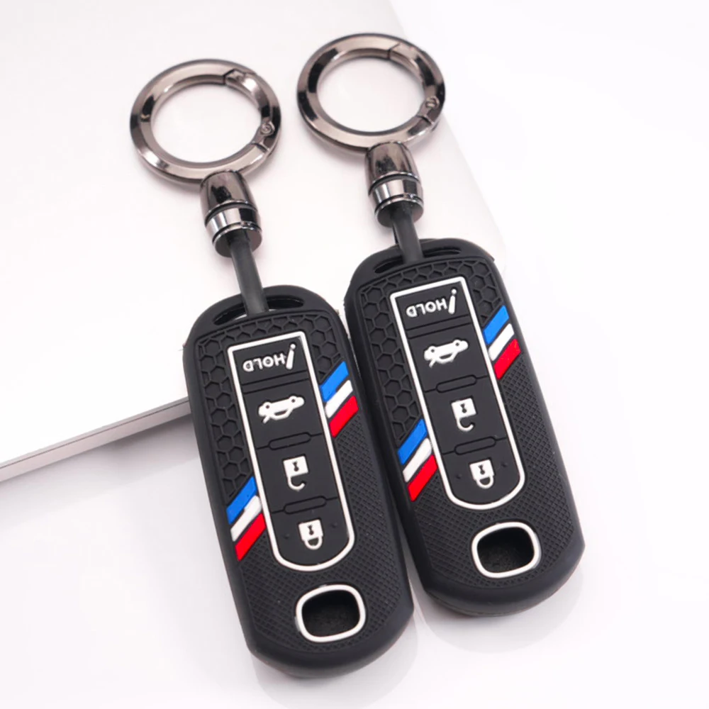 Key Fob Case With Wrist Strap For Mazda 3 Axela 6 Atenza CX3 CX5 CX8 CX9 CX30 CX50 CX60 MX5 MX30 Durable Scratch Resistant