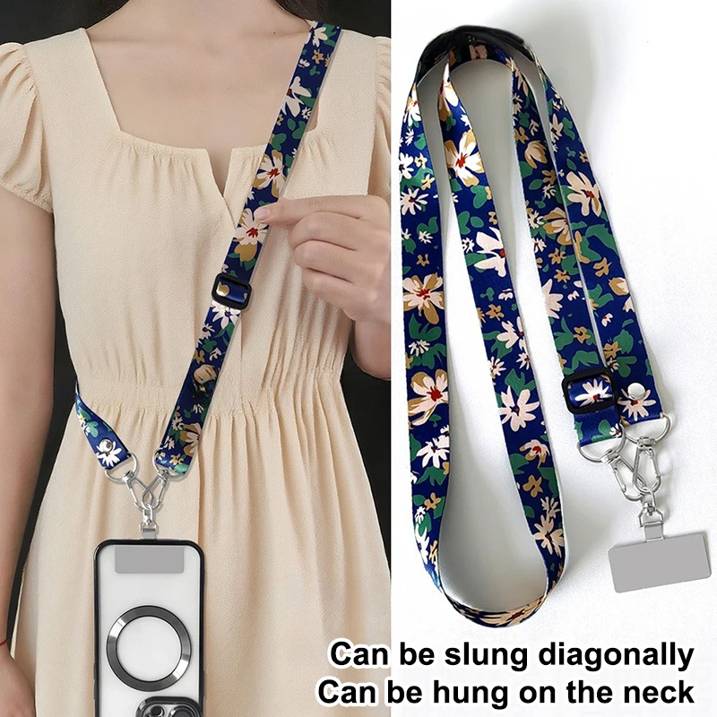 حزام رقبة عالمي قابل للتعديل للهاتف المحمول؛ حبل تعليق مريح للهاتف المحمول ضد الضياع