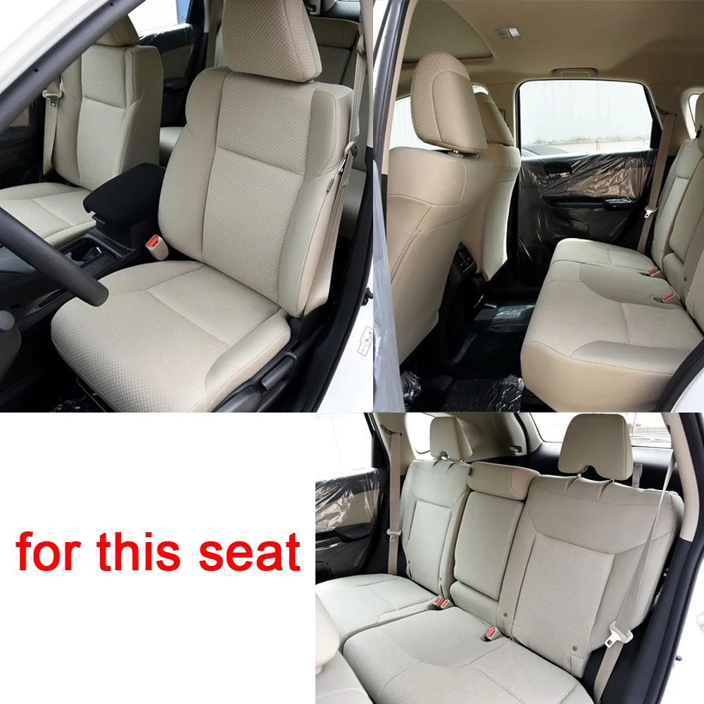 Car Special Seat Covers full set For Honda CRV 2012 2013 2014 2015 2016 crv Leather Cushion Full Covered Seat Protective Cover