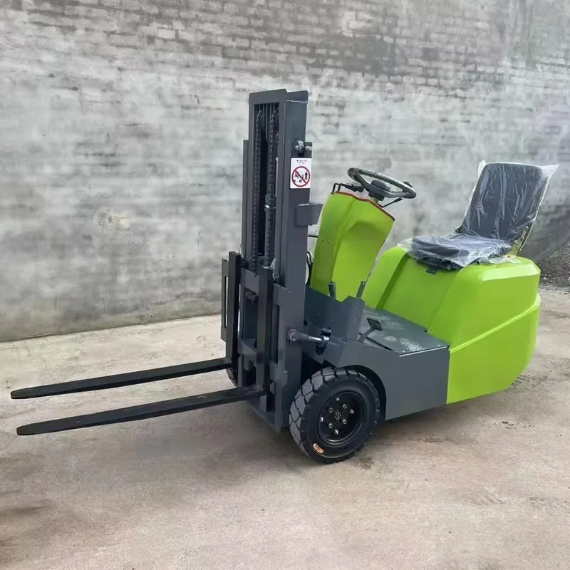 

Three-point electric forklift small mini ride-on three-wheeled forklift balance
