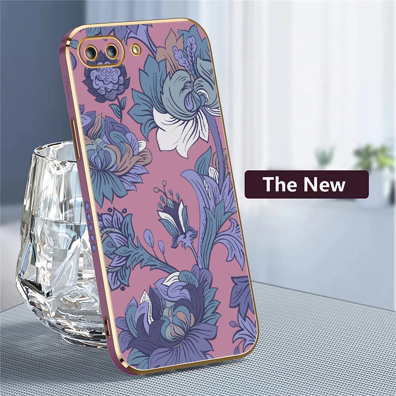 جراب هاتف لهاتف انفينيكس هوت 20 20S 20i 30i 30 4G 5G 40 Pro 40i غطاء فاخر مقاوم للصدمات من السيليكون الناعم المطلي على شكل زهرة #4