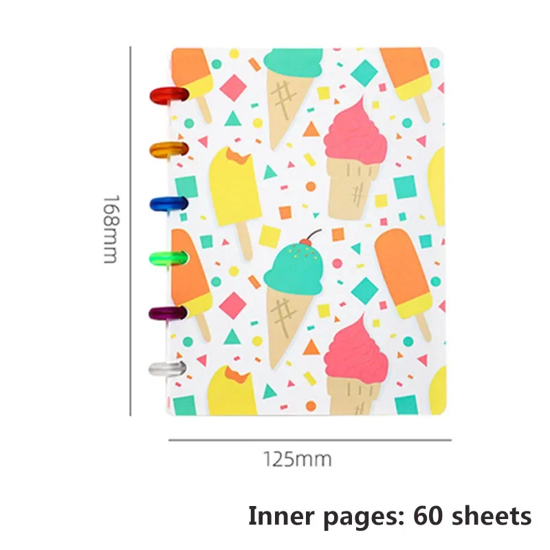 Notebooks A6 und Zeitschriften Kawaii Notizblöcke Notebook Schriftlich Papier für Studenten Schule Büro Liefert