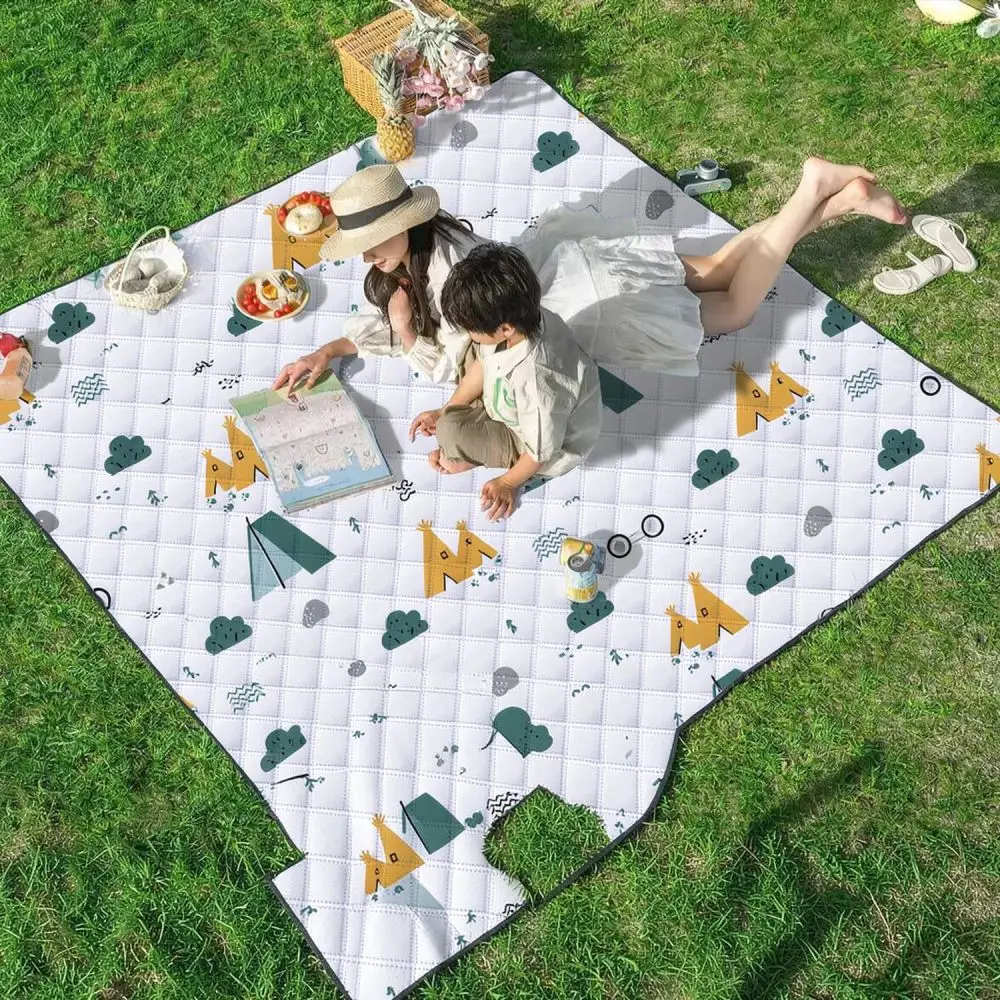 Foldable Picnic Mat Waterproof Moisture Proof Blanket Rug For Outdoor Camping Beach Travel Hiking Lawn Park Camping Equipment