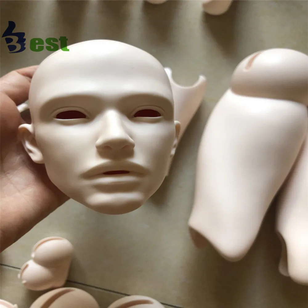 High Precision resin bjd doll body prototype custom vacuum casting parts Service for plastic BJD dolls