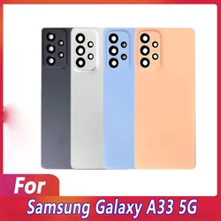 New For Samsung Galaxy A33 5G Battery Back Cover Panel Rear Door Housing Case Camera Lens Replace