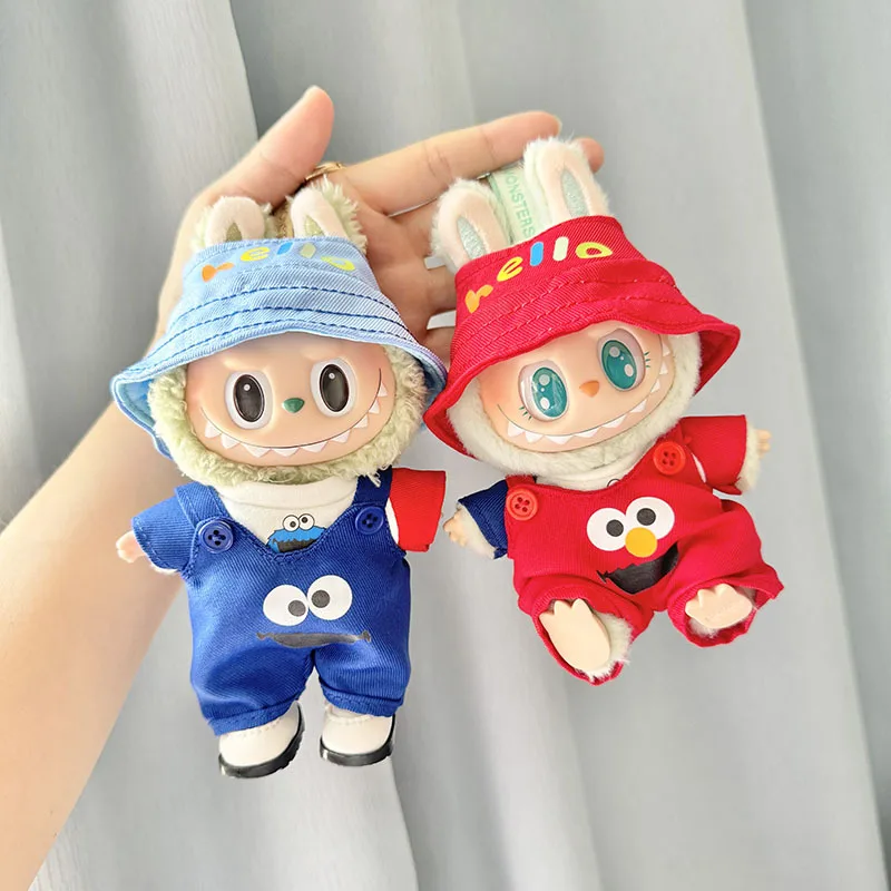 17cm Labubu I II Fashion Outfit Idol Dolls Sitting Party Cute Plush Doll'S Clothes Clothing Accessories For Korea Kpop Exo
