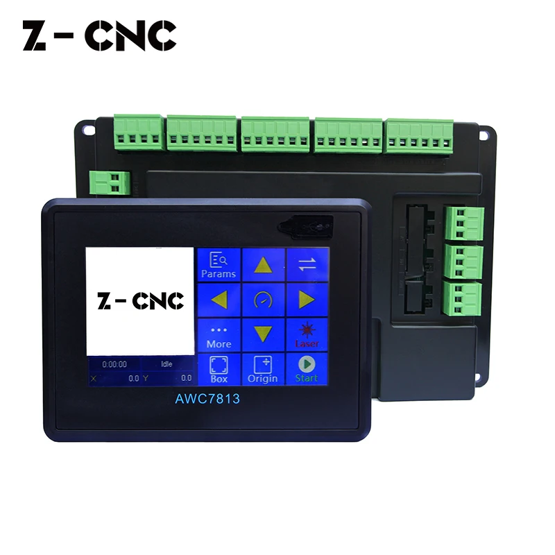 Z-CNC Trocen AWC7813 Co2 Laser Controller Dsp Control System Diy Laser Control Replace AWC608 AWC708 6442G 6445G