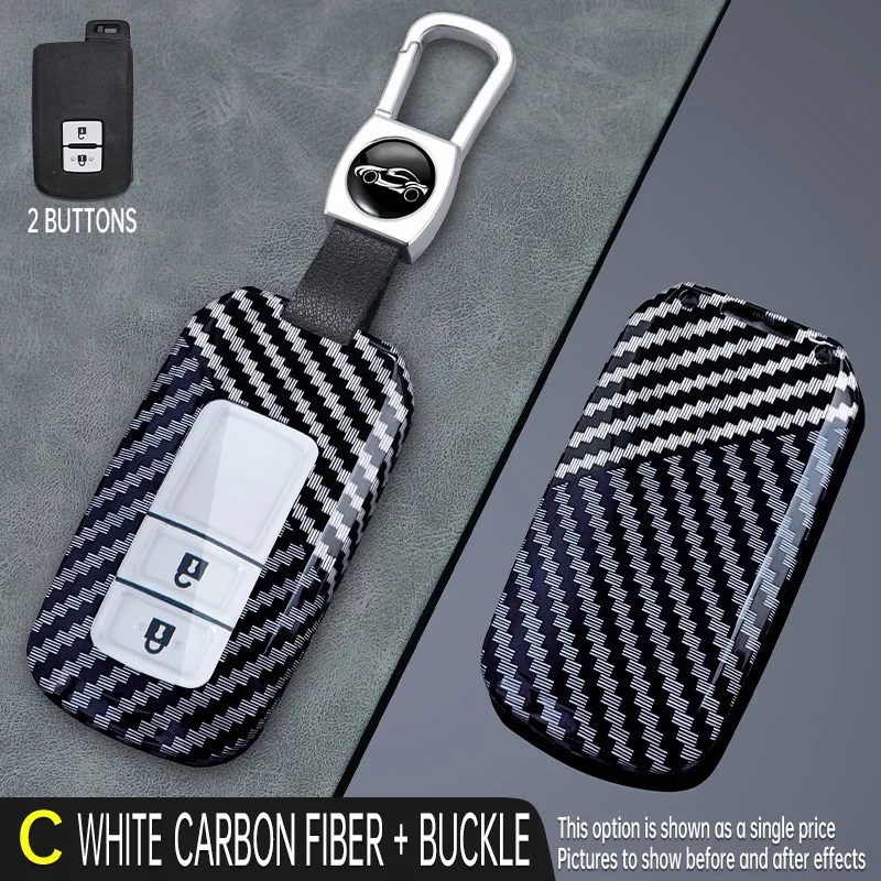 

ABS Car Remote Key Case Cover Shell For Toyota Auris Camry RAV4 Avalon Yaris Verso 2012 2013 2014 2015 2016 2017 2018