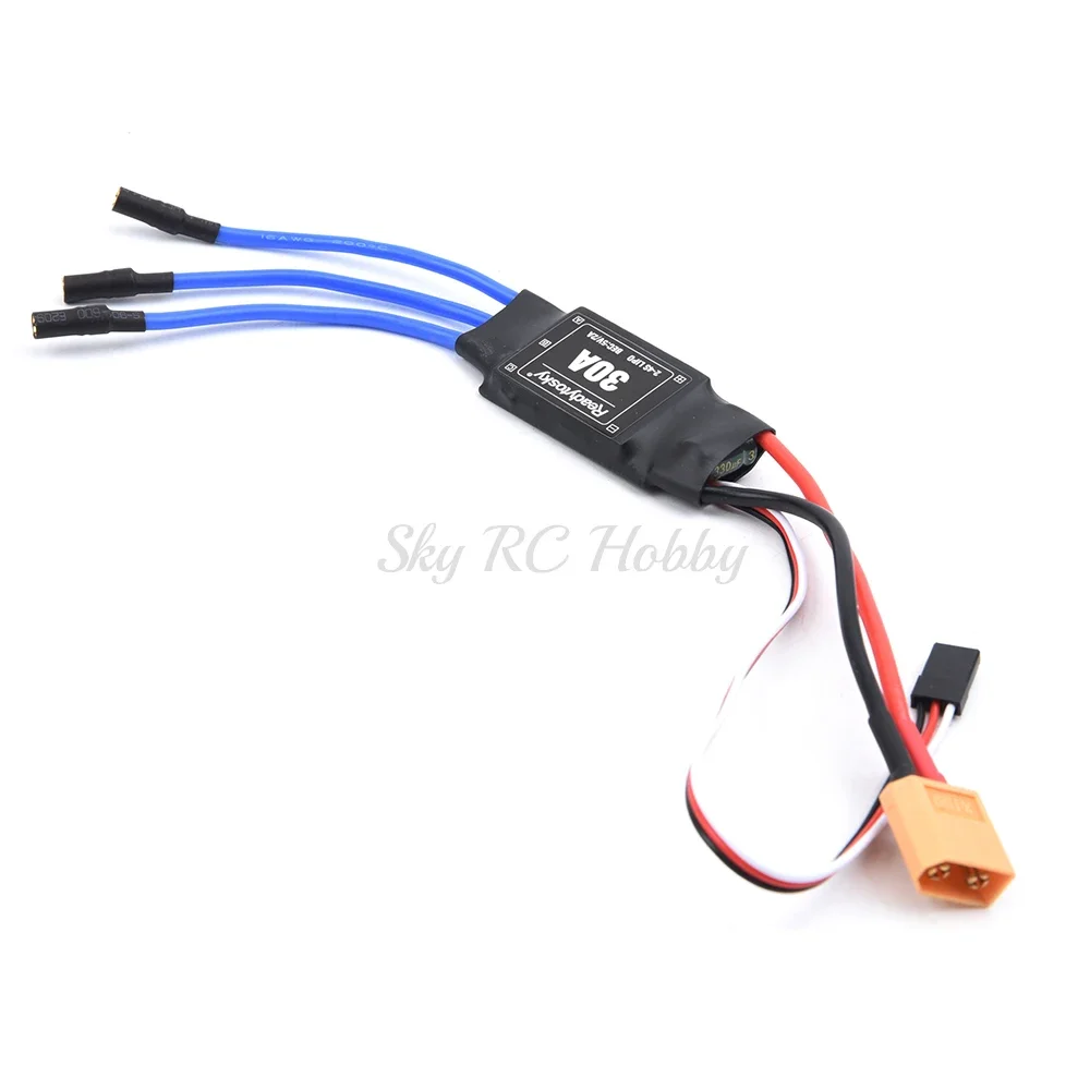 30A ESC 2-4S ESC Electronic Speed Controller with 5V / 2A BEC Soldered with XT60 Plug For F450 X500 Quadcopter Multicopter