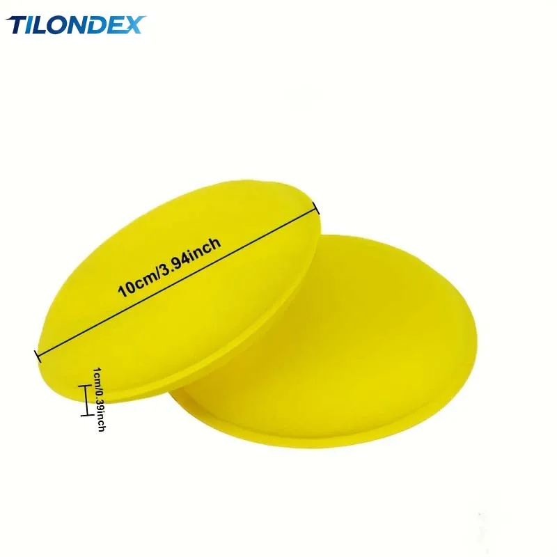 

TILONDEX 1/3/5/8PCS 10cm Round Car Wax Applicator Sponge Pad, Soft Foam Polish & Coating Applicator