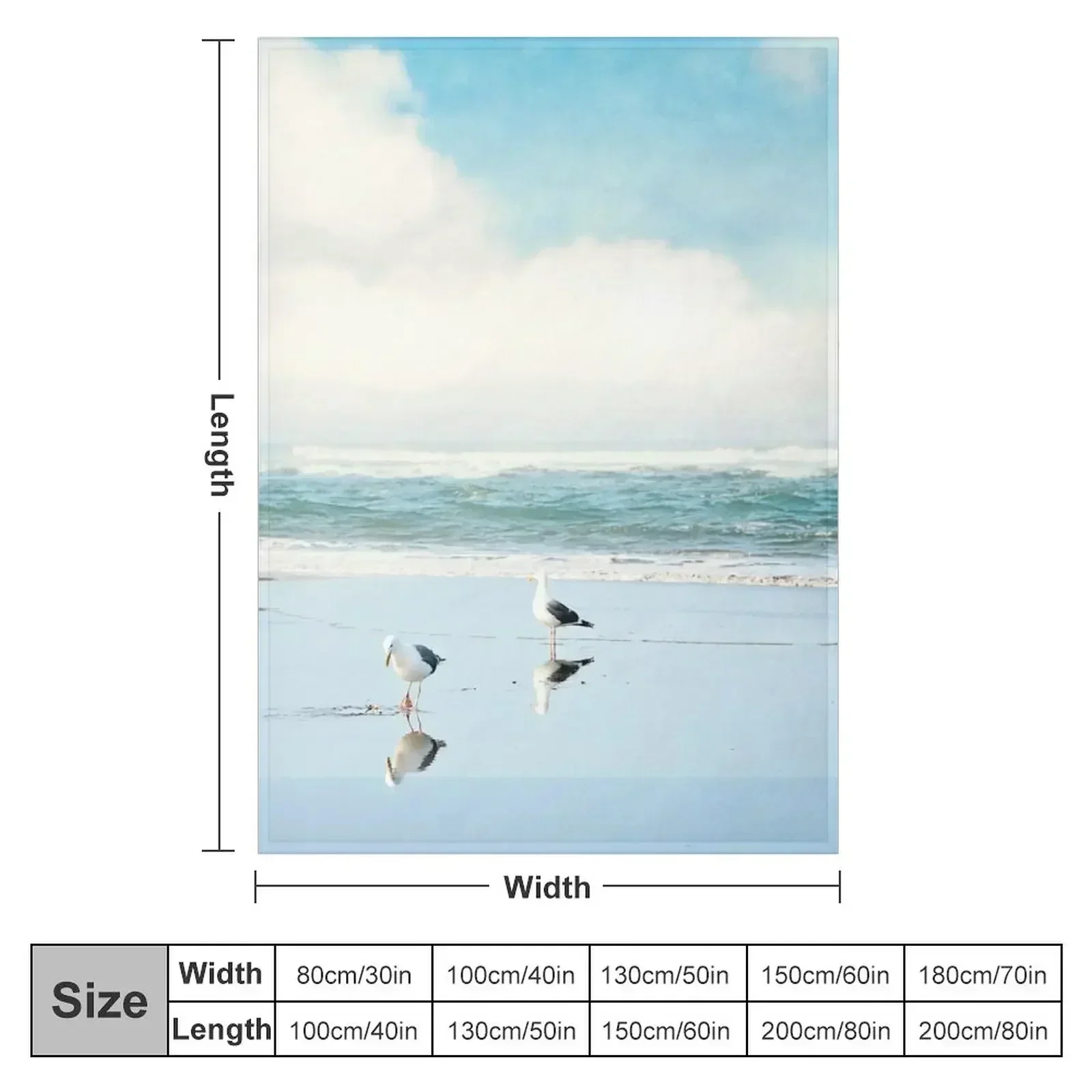 ocean reflections Throw Blanket Softest Soft Big For Baby Quilt Blankets