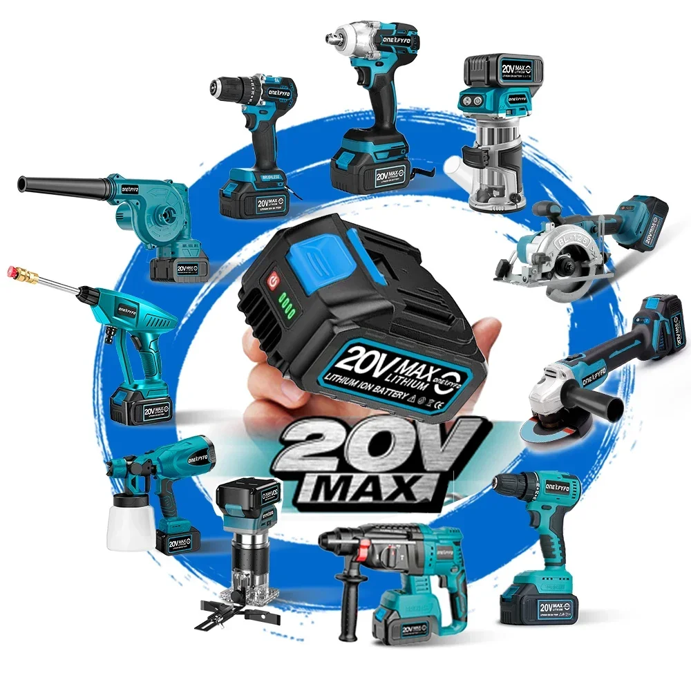 Imagem -02 - com Carregador Bl1860 Baterias Recarregáveis 18v Íon de Lítio para Makita 18v Bateria Bl1840 Bl1850 Bl1830 Bl1860b Lxt400 Ferramenta Elétrica