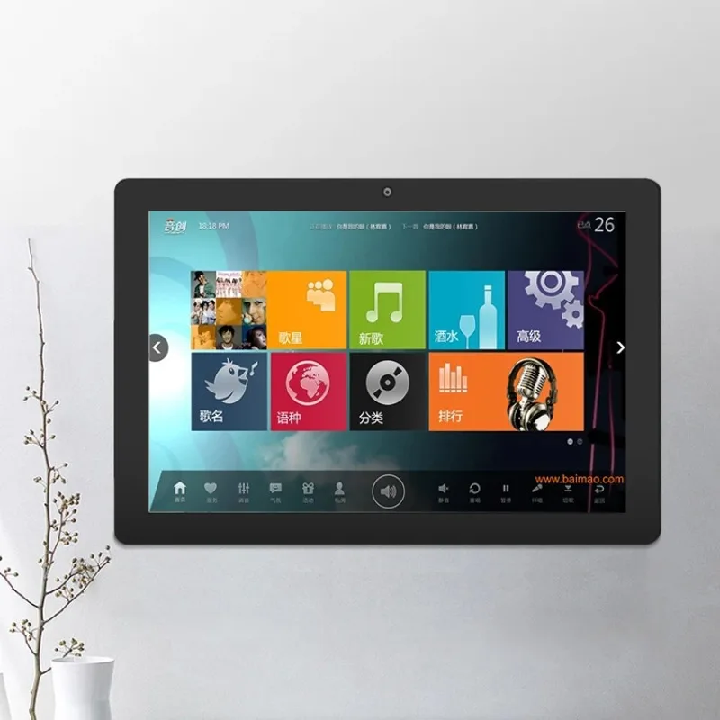 New Smart Home Wall Mount 10.1 Inch Automation System Control Touch Screen POE NFC Android Panel Tablet
