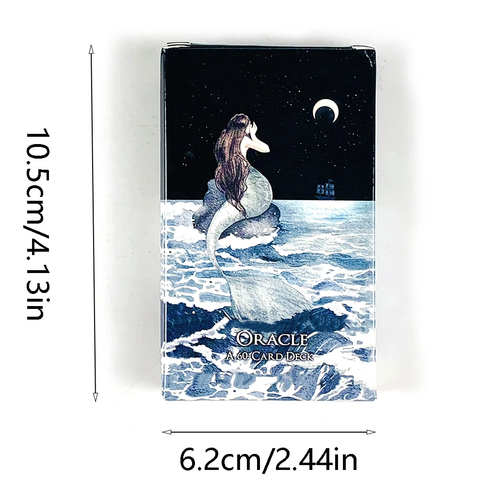 بطاقات أوراكل الأكثر مبيعًا 60 قطعة بطاقات أوراكل النسخة الإنجليزية من التنبؤ العرافة بطاقة أوراكل لعبة تجميع الأسرة