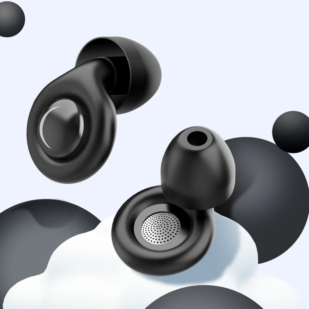 Reusable Silicone Sleep Ear Plugs W/ 10 Eartips in XS/S/M/L Noise Cancelling Ear Plugs for Sleeping Noise Sensitivity & Flights