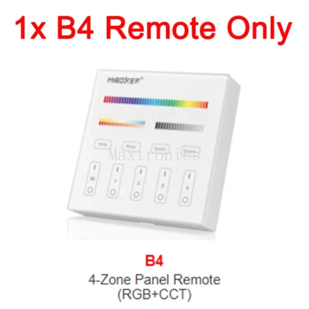 MiBoxer 2,4G Wireless RGBCCT LED Panel Remote FUT100 FUT092 FUT092B B3 T3 B4 T4 B0 B8 S2W+ C5 Y3 FUT088 FUT089 FUT089B FUT089S