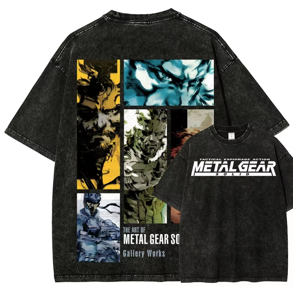 Metal Gear Solid T-Shirt Men W - огляд і ціна Retro Gaming T Shirt