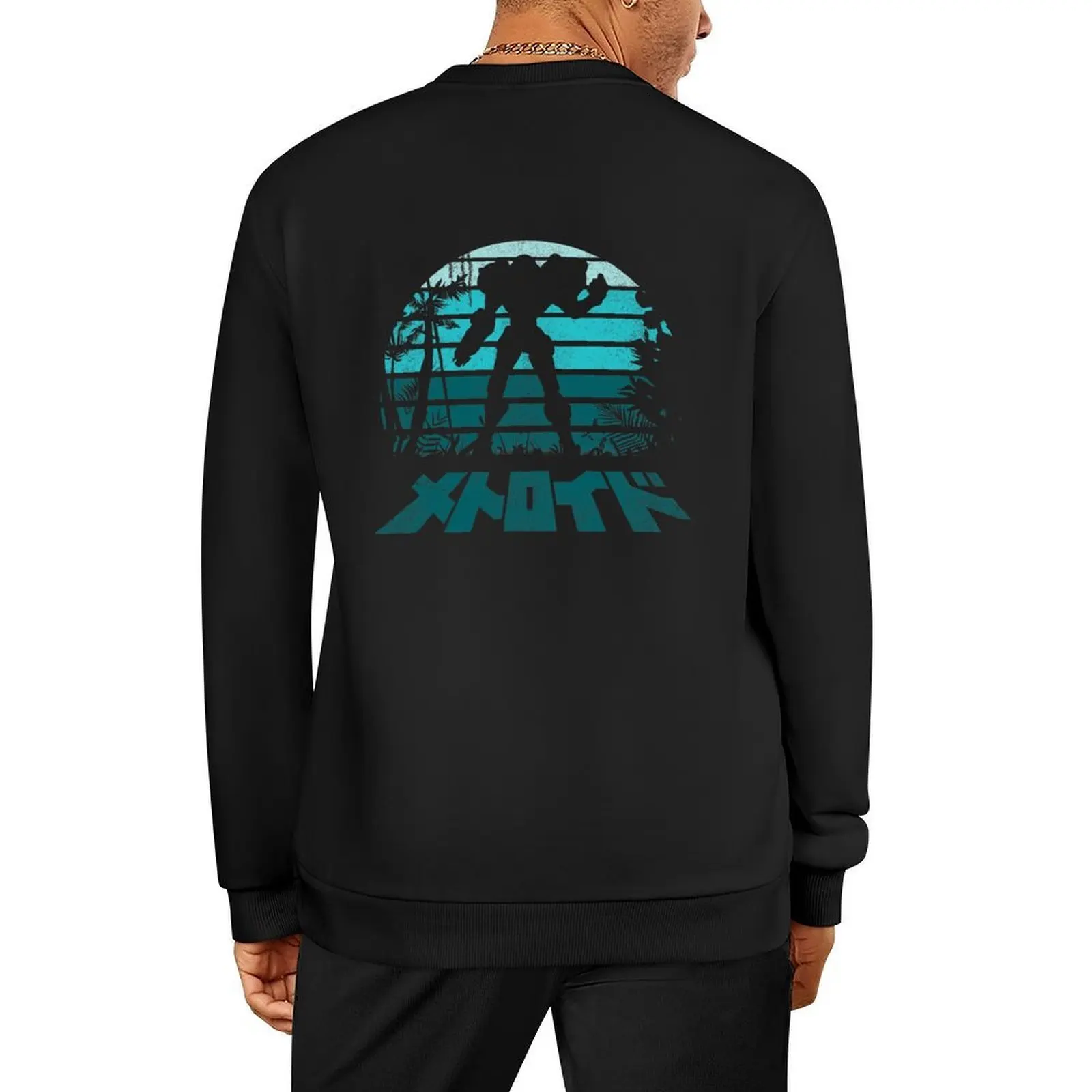 

METROID SUN SET Pullover blouse mens designer clothes men's sweat-shirt set fashion men sweatshirt