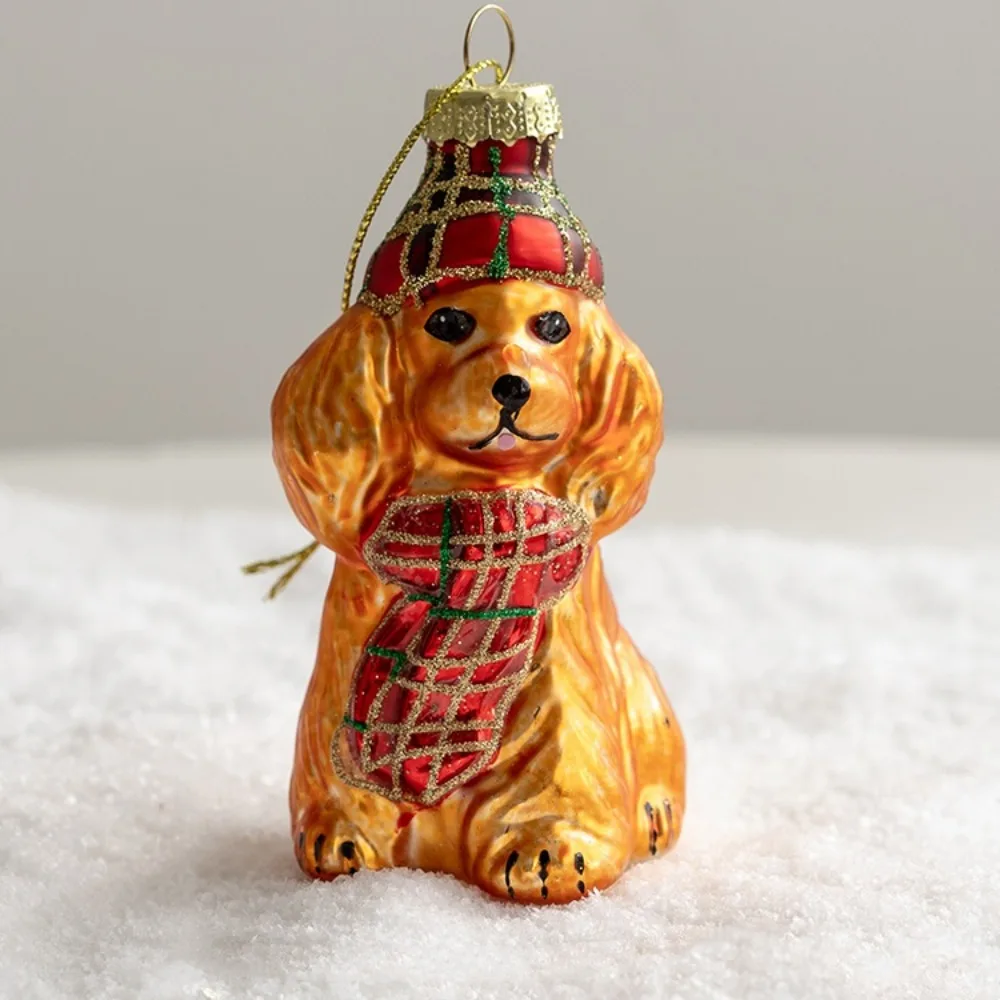 

Santa Claus Christmas Glass Ornaments Snowman New Year X-mas Tree Decoration Christmas Theme Colorful Christmas Hanging