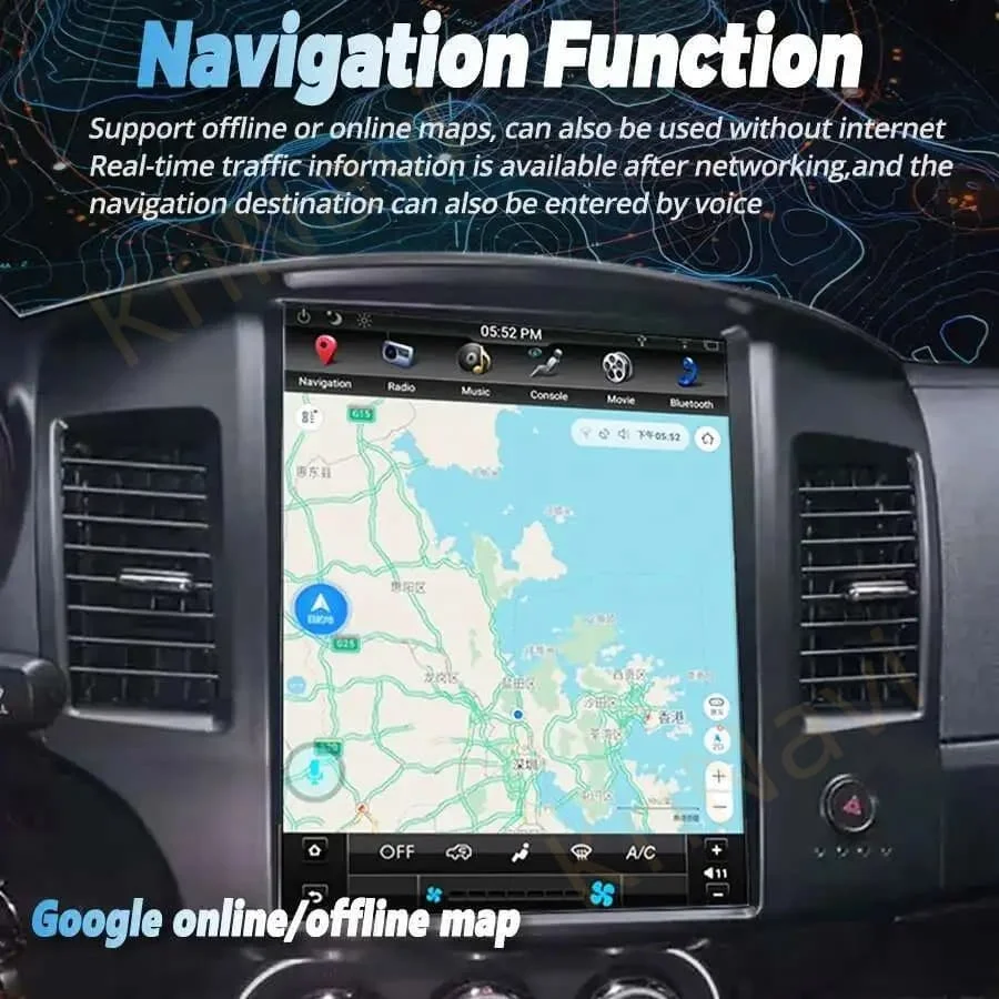 For Mitsubishi Lancer 2010~2015 Qualcomm Vertical Screen Android Auto Car Radio Receiver GPS Navigation Stereo Head Unit