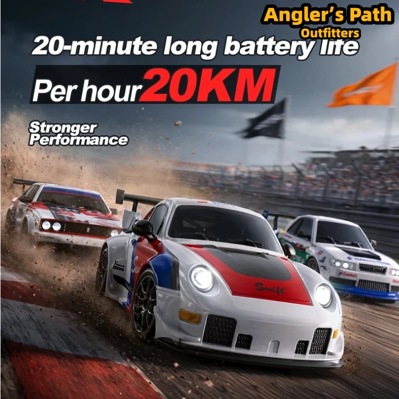 New S300 1:24 4WD RC Drift Car High Speed Racing Car LED Lights Drifting Sports Model Car Hobby Collection