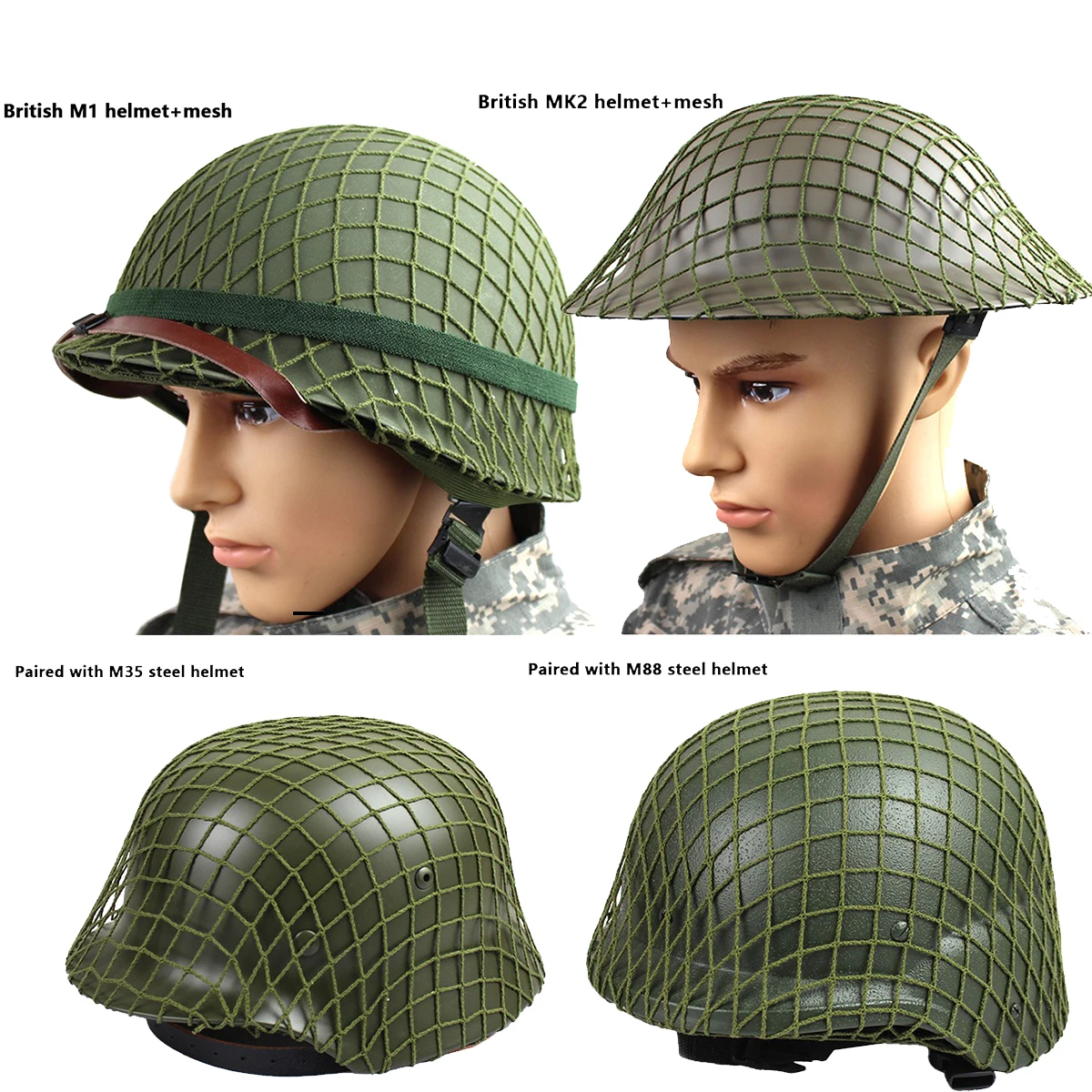 Tactical Helmet Net…