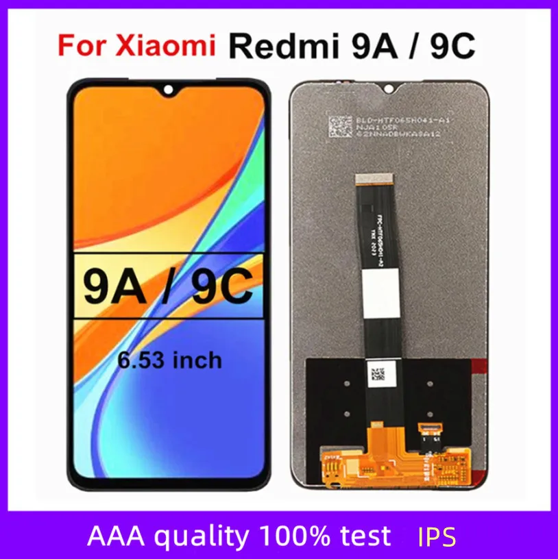 

6.53 inch for Xiaomi Redmi 9A/ 9C M2006C3LG LCD Display Screen Touch Digitizer Assembly Replacement Repair