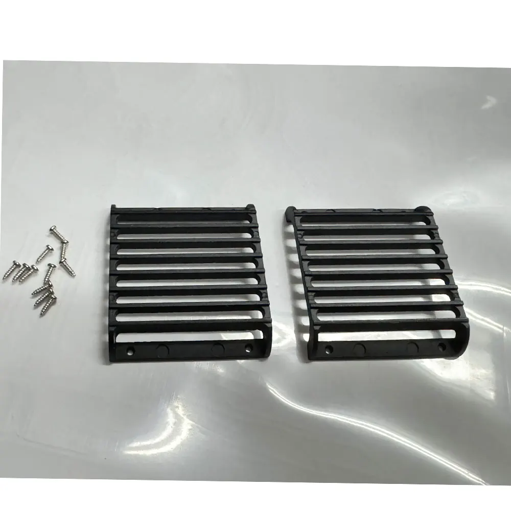 Traxxas TRX4 用メタル フロント ライト ガード – 1/10 ランドローバー ディフェンダー スタイル (2 個セット)