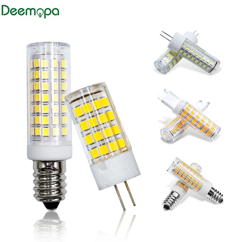 LED Bulb 3W 5W 9W G4 G9 E14 Light Bulb AC 220V Led Lamp SMD2835 Spotlight Chandelier Lighting Replace 20w 30w Halogen Lamp