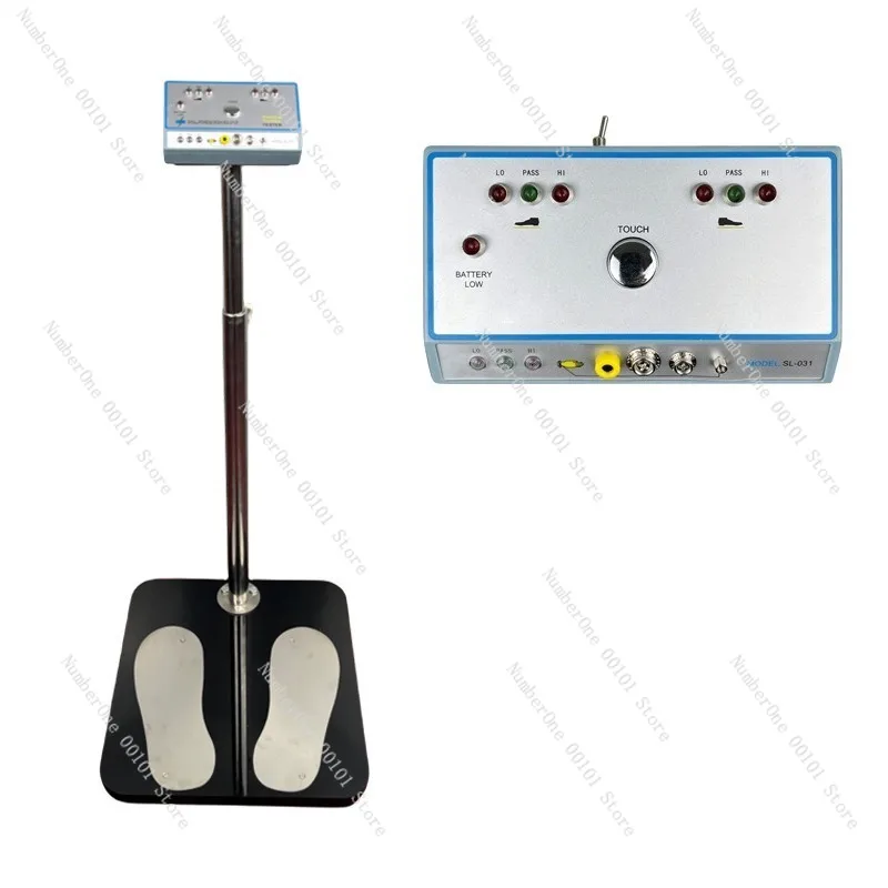 

Genuine SL-031 Human Static Test Instrument, Two-Foot Model with Battery-Powered Access Control, Essential Tool for Testing