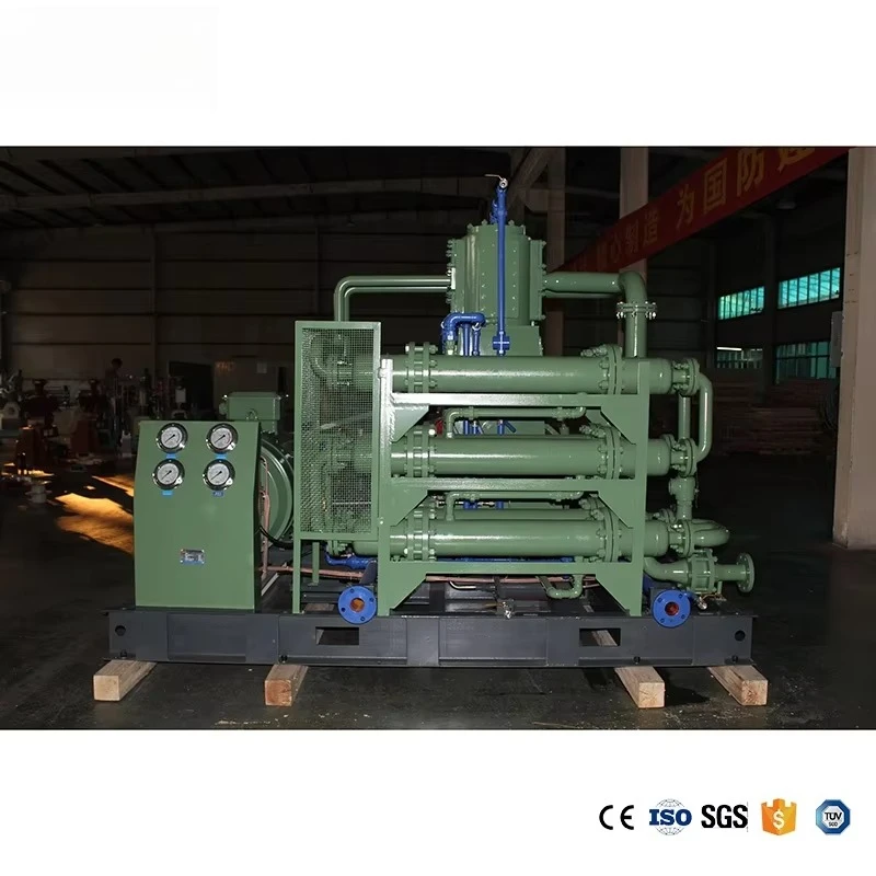 Compressor de acetileno c2h2 totalmente sem óleo, entrada de 4bar, descarga, 150bar, impulsionador de gás, equipamento de economia de energia