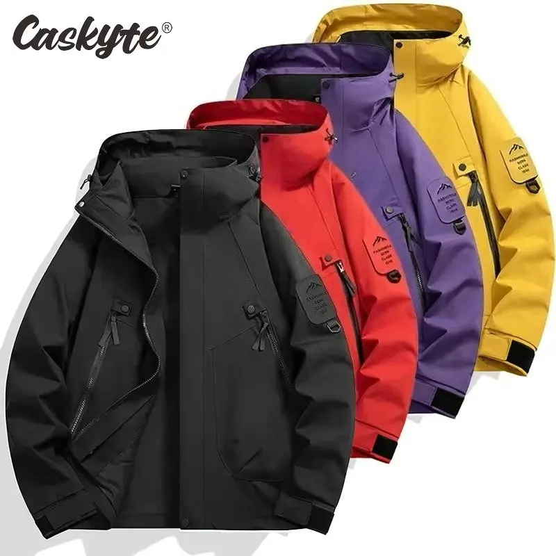 

CASKYTE Cycling Waterproof Jacket Men Woman Bicycle Windbreaker Mountain Bike Clothing Road Riding Wear Chamarra Ciclismo Hombre