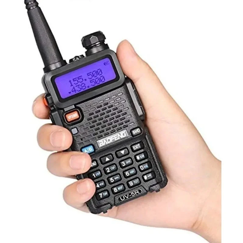 Rádio Comunicador Dual Band Uhf Vhf Uv-5r HT Fm Fone cherry