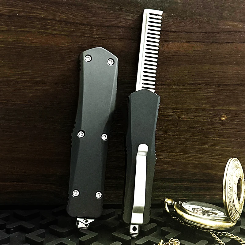 

MICRO Tech A07 Troo Serie D2 Steel Zinc Aluminum Handle Comb Folding practice gadget Outdoor EDC TOOL