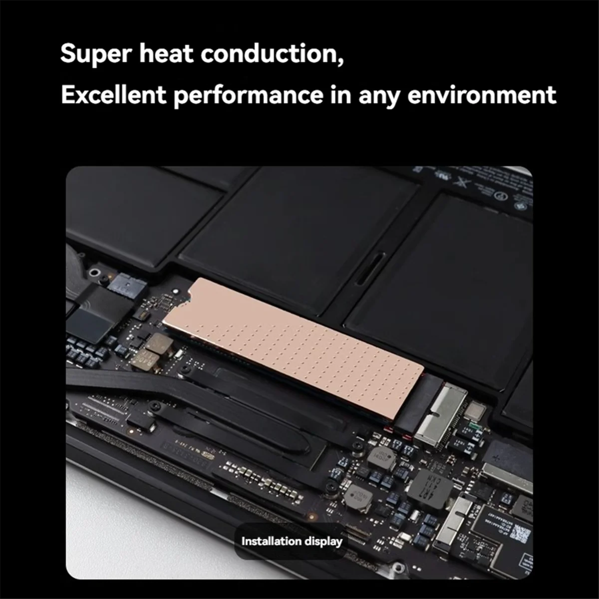 FZFZ SSD медный радиатор кулер жесткий диск охлаждающая наклейка термоподставка для настольного ноутбука