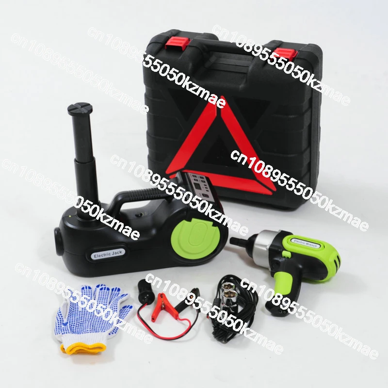 Multi-functional Electric Car Jack with Compressor and Electric Wrench Kit 3 in 1 Car Jack