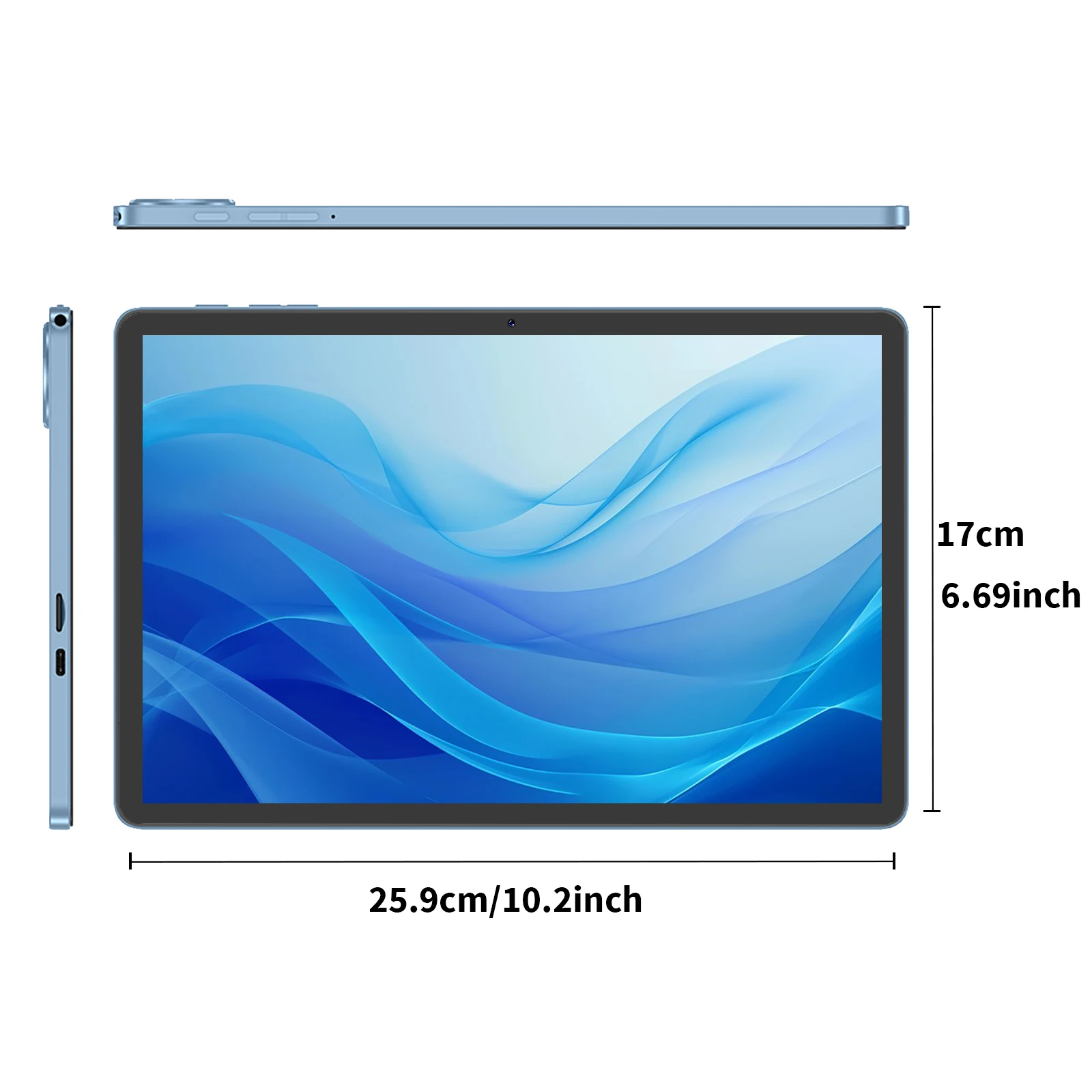 Relndoo Android 15 Tablet 11 polegadas, 24 GB (4 + 20 ampliados) RAM + 128 GB ROM, tela 1280x800, 5G WiFi, bateria 8000mAh, 5MP + 13MP