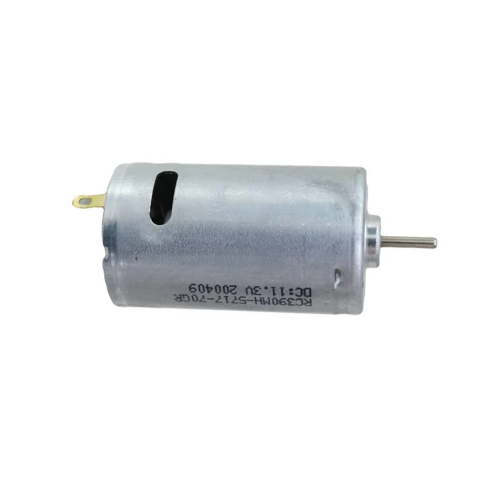 30000RPM RC390 DC Motor 6-12V, Strong Magnetic, Ball Bearing, 2.3mm Shaft, for Vacuum/Cleaner, RC Boat/Car Model Replacement.