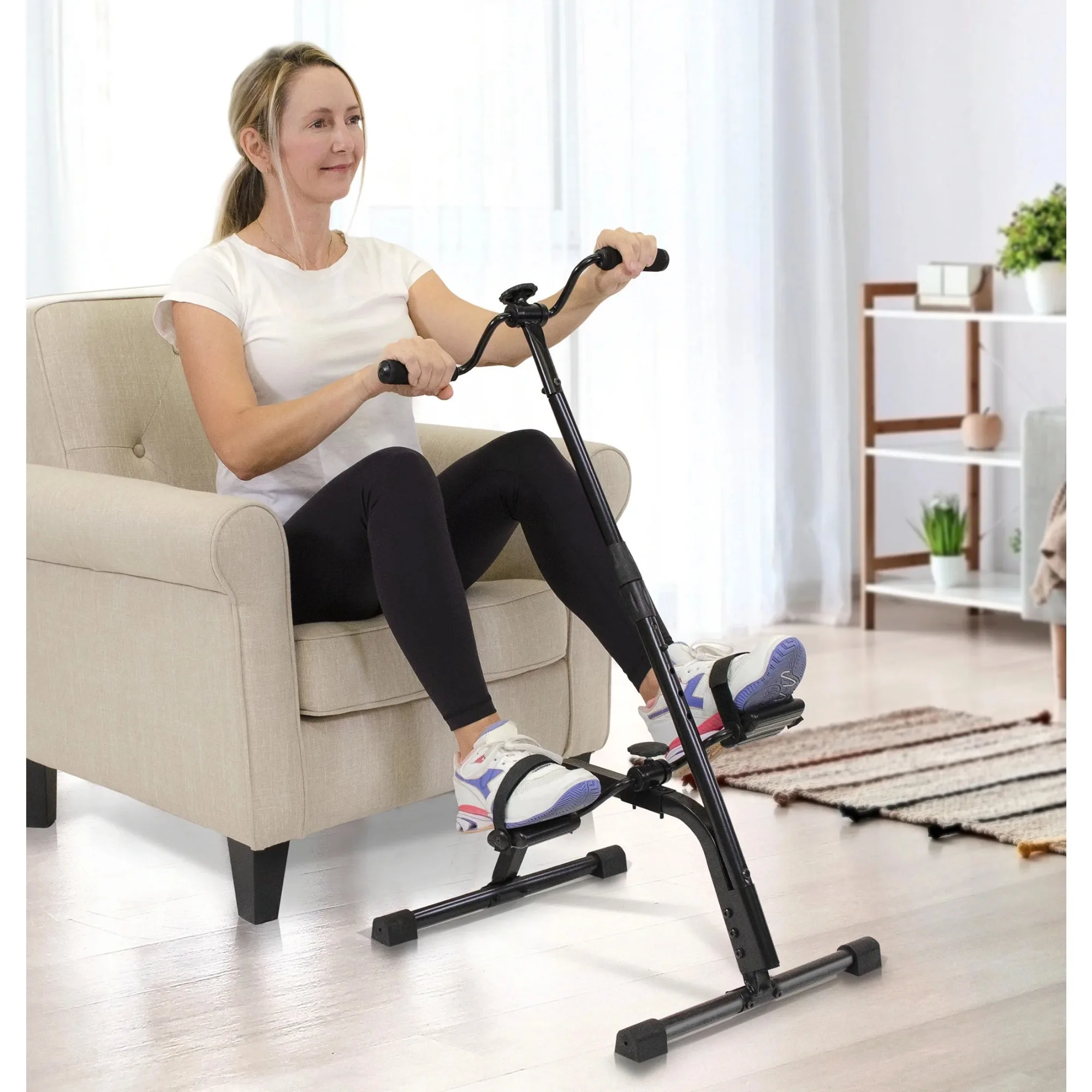 

Регулируемый велотренажер для всего тела, легкий дизайн, регулируемые функции