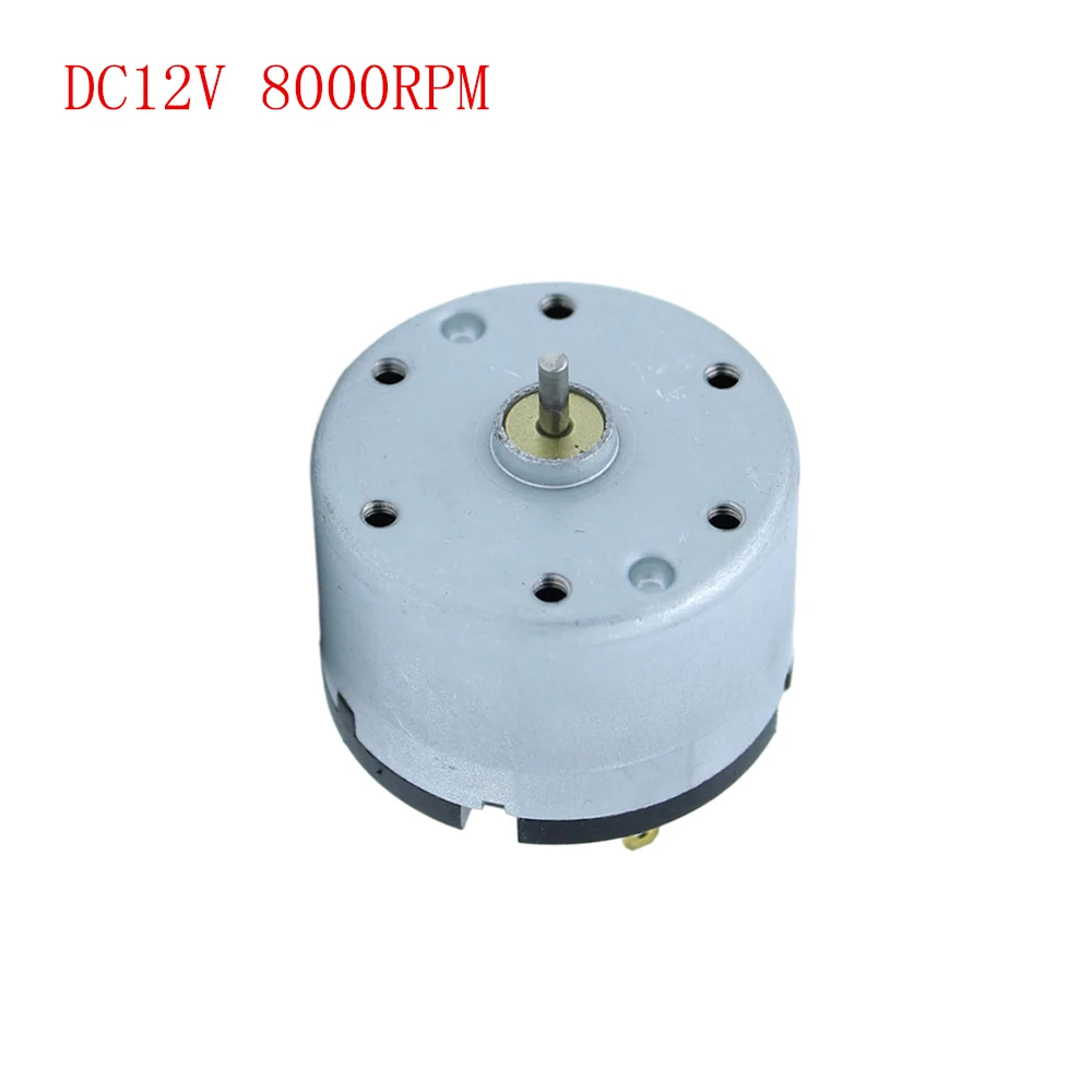 

RK-520 DC Brush High Speed Motor 6V 12V 24V Mini Motor Low Noise 6000 RPM 8000 RPM 10000 RPM DC Motor Long Life Time High Power