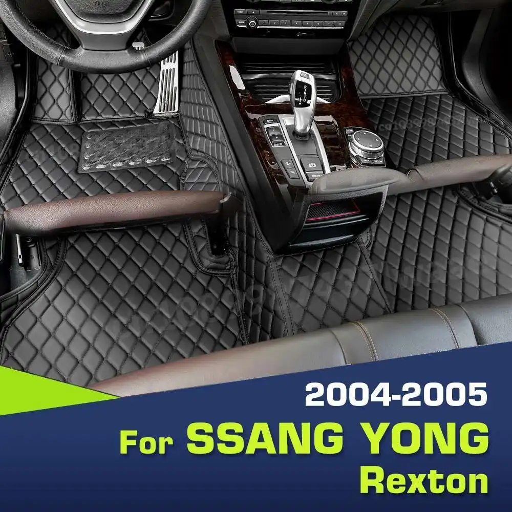 

Автомобильные коврики для Ssangyong Rexton 2004 2005, индивидуальные автомобильные подушечки для ног, коврик, аксессуары для интерьера