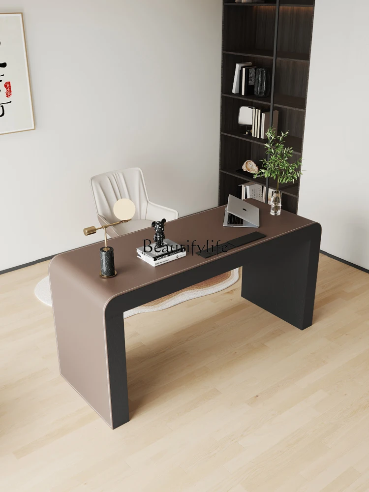 High-End Modern Minimalist Desk Italian Minimalist Light Luxury Computer Desk Writing Desk